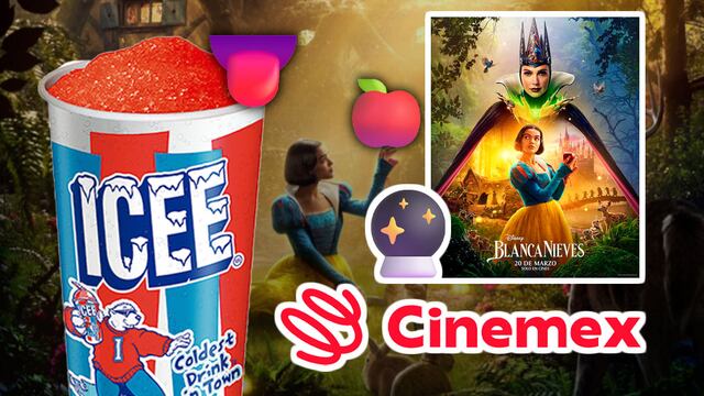 Cinemex revela nuevo sabor de ICEE para el estreno de Blancanieves live action