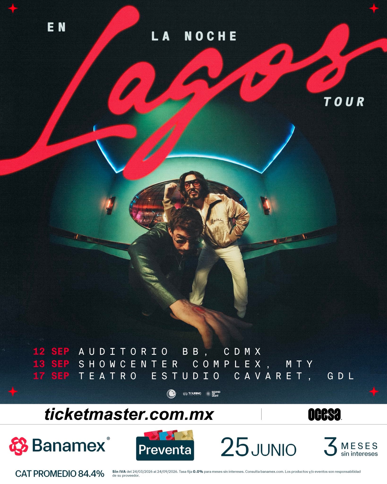 Lagos en el Auditorio BB