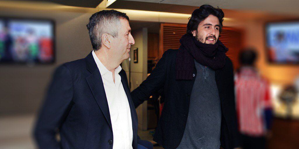 Amaury junto a su padre