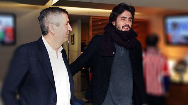 Amaury junto a su padre