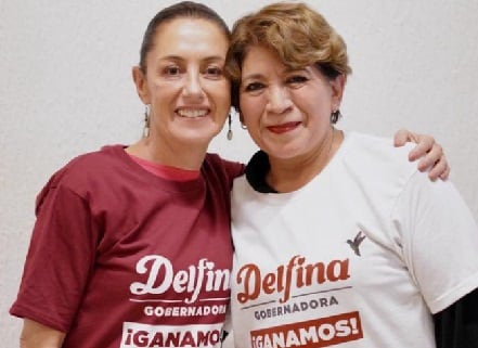 Claudia Sheinbaum: Delfina Gómez ganó las elecciones del Estado de México porque “viene de abajo”