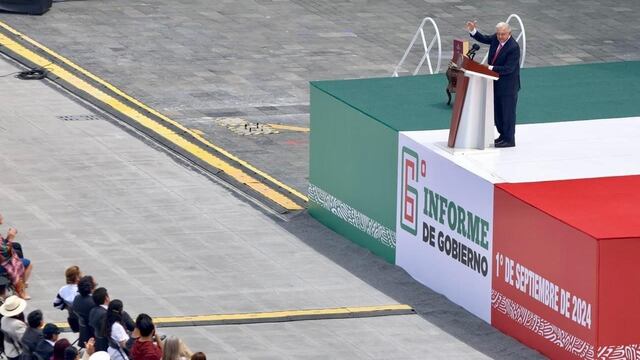 AMLO presentó el sexto y último informe de gobierno como presidente de México