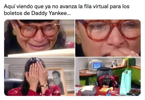 Meme de boletos agotados para Daddy Yankee