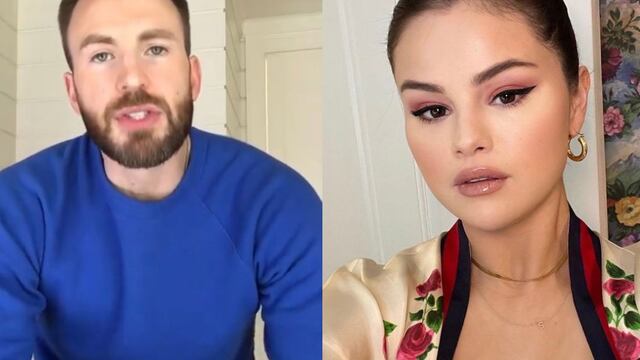Selena Gómez y Chris Evans