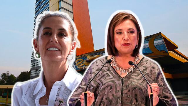 Claudia Sheinbaum y Xóchitl Galvez. UNAM habla de plagio
