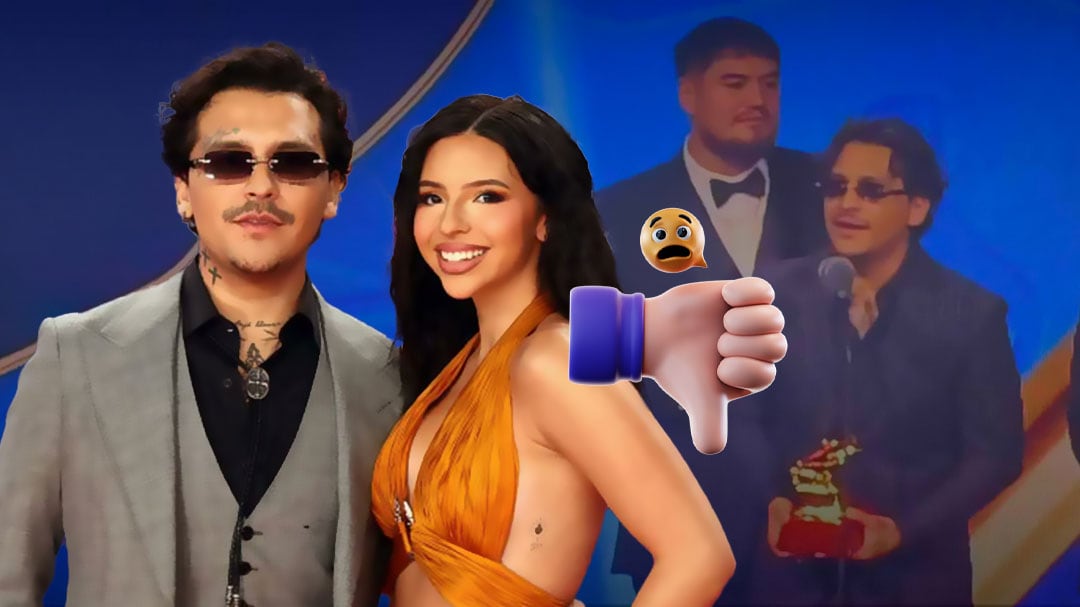 Christian Nodal recibe críticas por no dedicar su Latin Grammy a Ángela Aguilar