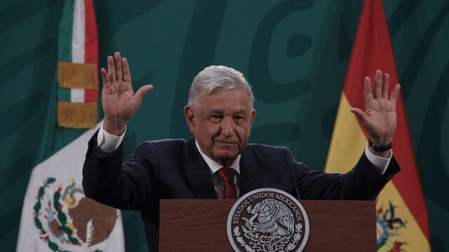AMLO en su conferencia mañanera