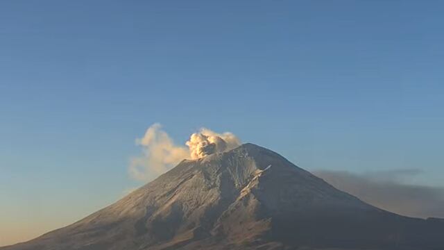 Volcán Popocatépetl el 31 de mayo