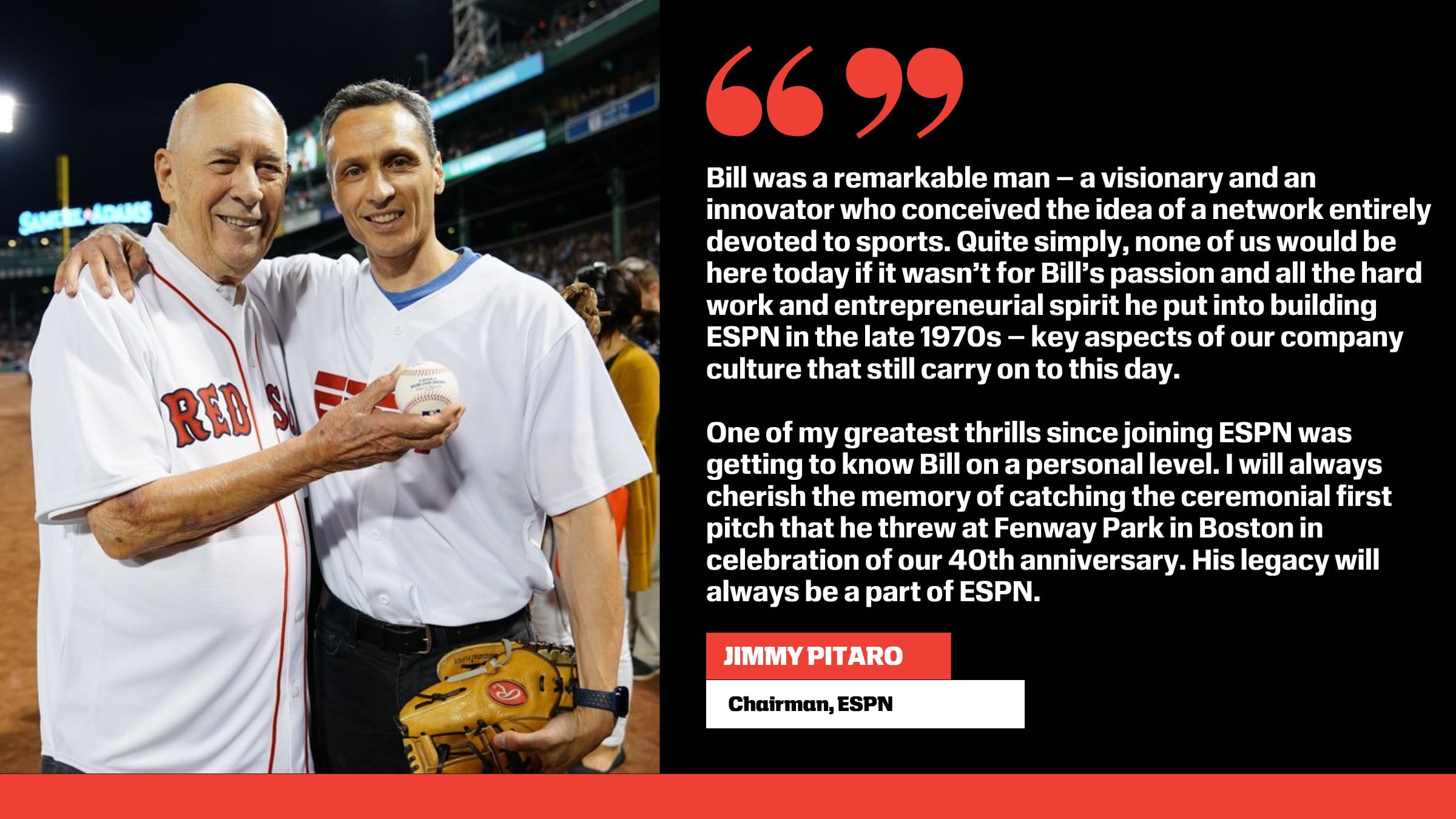 Muere Bill Rasmussen, cofundador de ESPN, a los 93 años