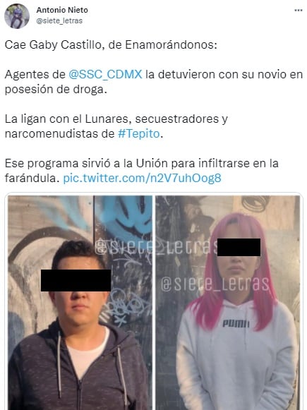 Detención de Gaby Castillo