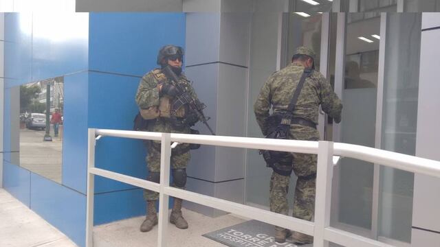 Resguardan militares hospital privado de la colonia Tabacalera