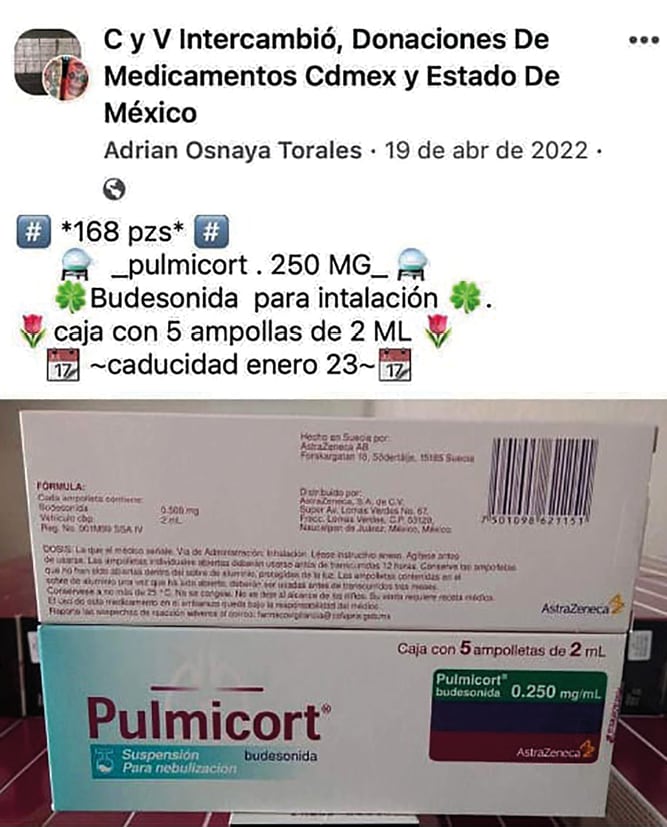 Adrián Osnaya Torales encargado del Servicio de Inhaloterapia ofrese medicamente del ISSSTE por redes