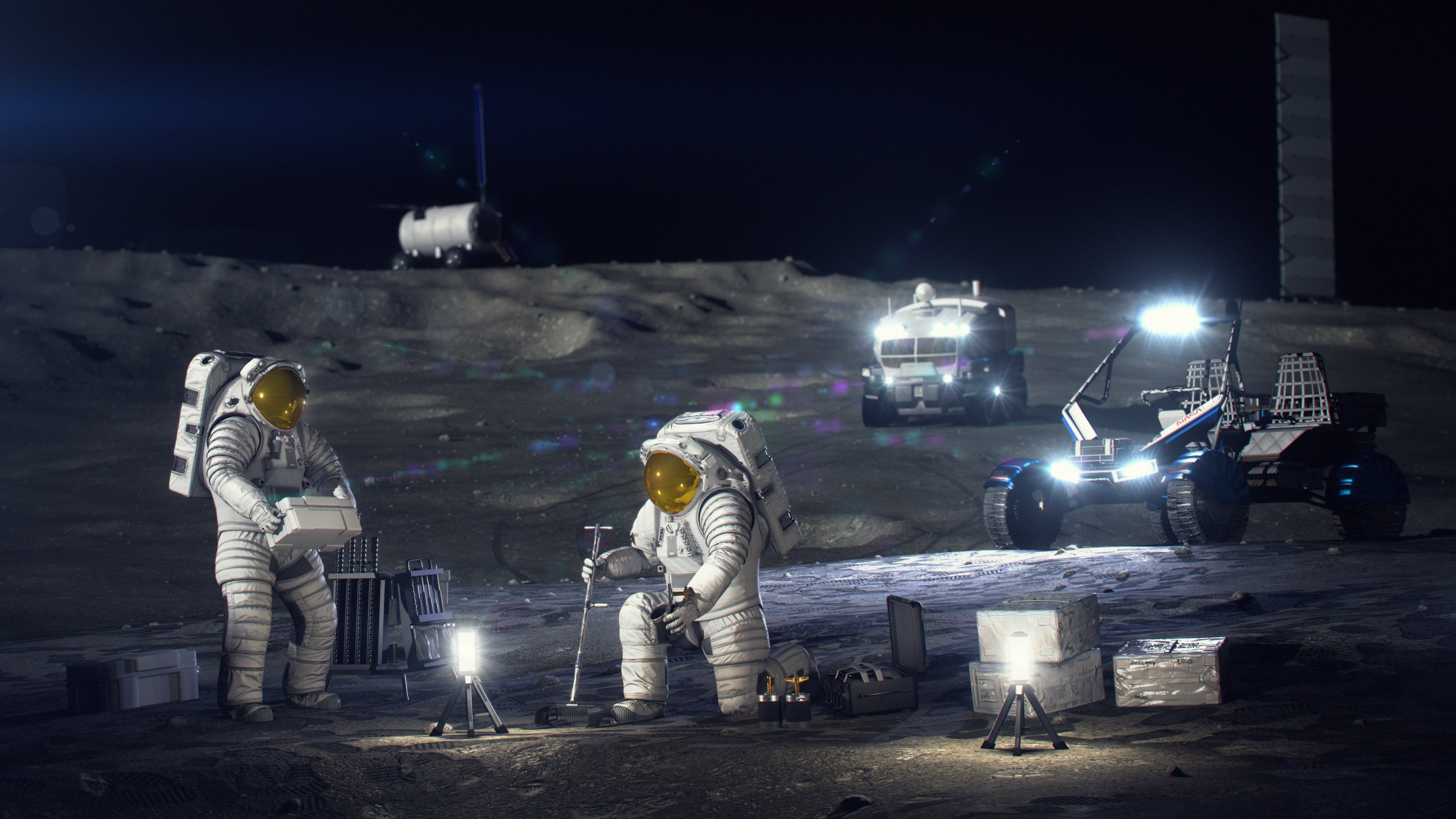 NASA revelará el 26 de mayo detalles de la construcción de una base lunar