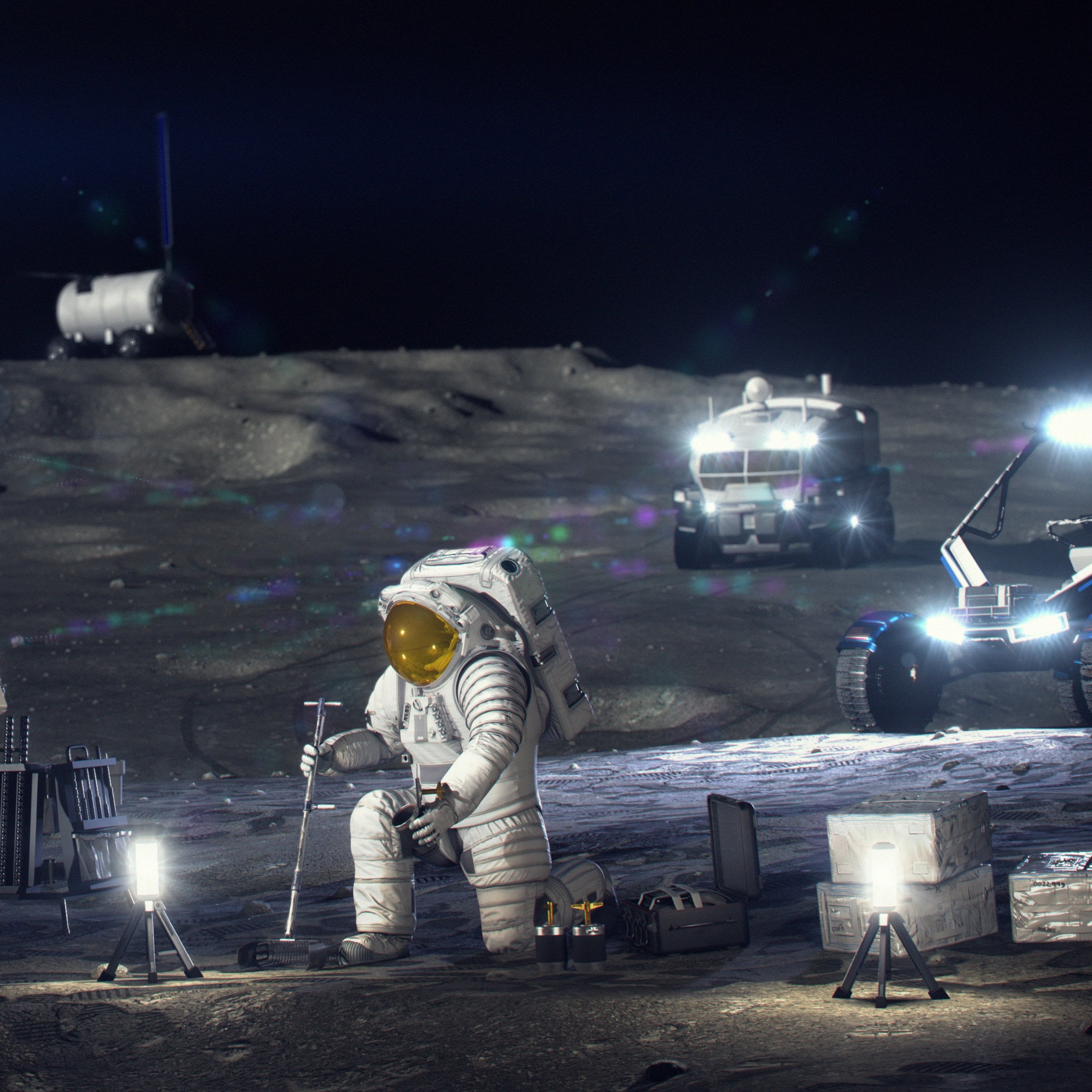 NASA revelará el 26 de mayo detalles de la construcción de una base lunar