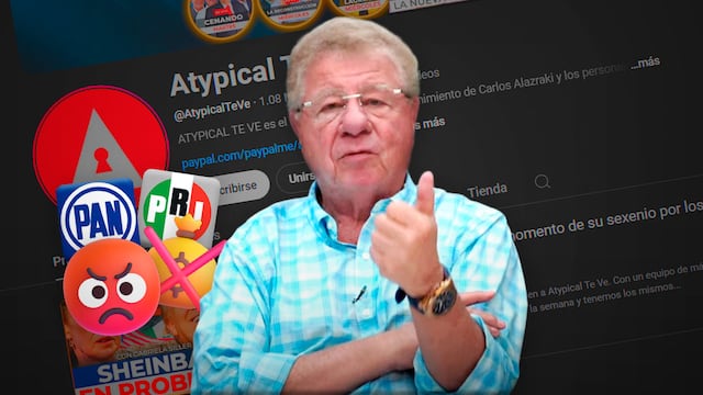 Carlos Alazraki quema a partido de oposición por no donar ni un peso para su programa en YouTube