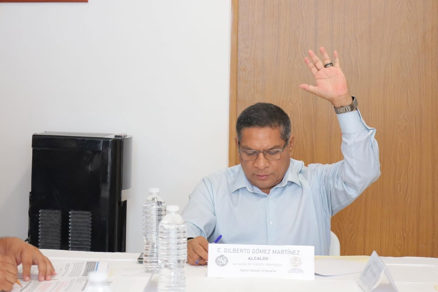 Gilberto Gómez, alcalde de Puerto Aventuras.