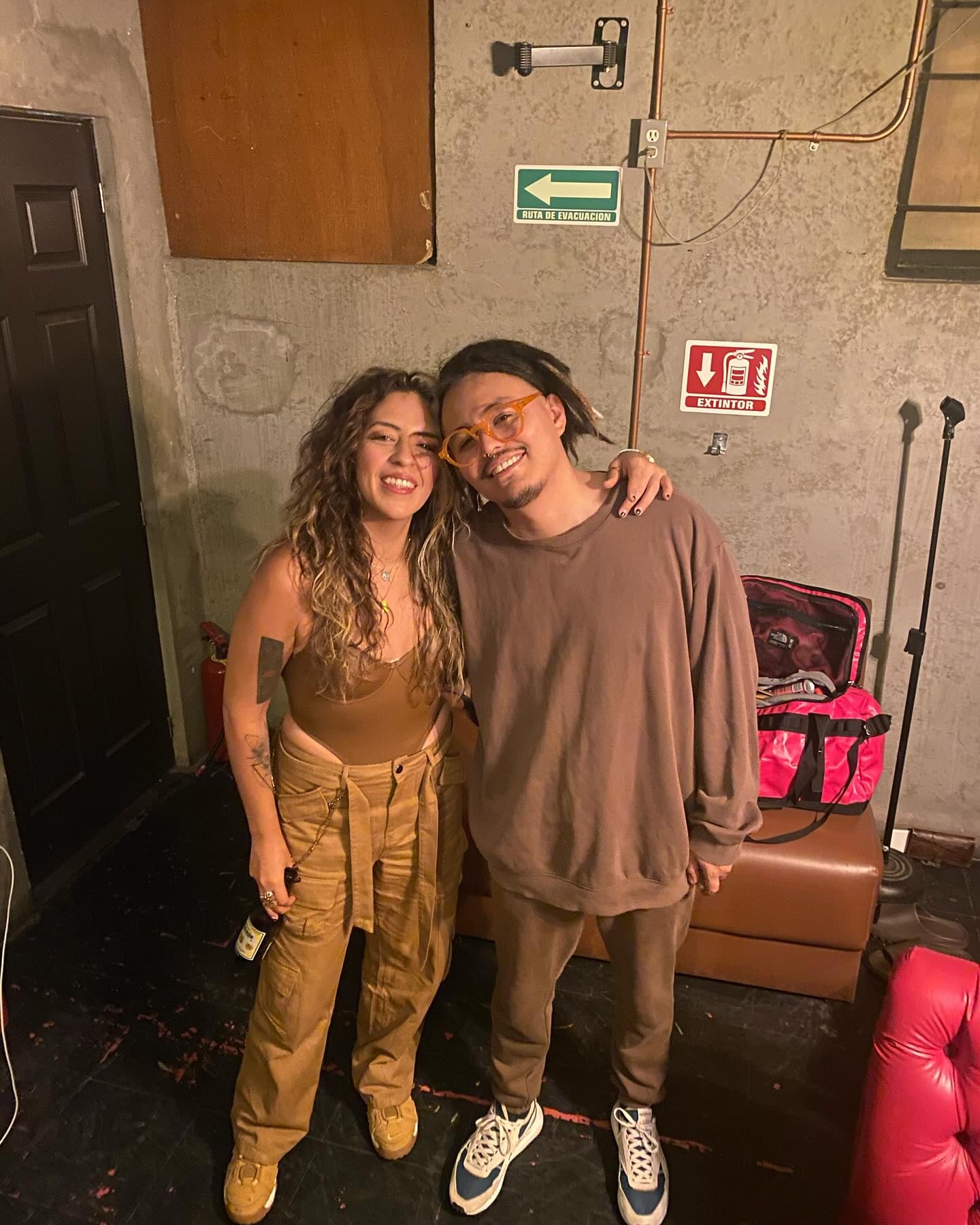 Lalo Elizarrarás, Iztaparrasta y Eva María Beristain.