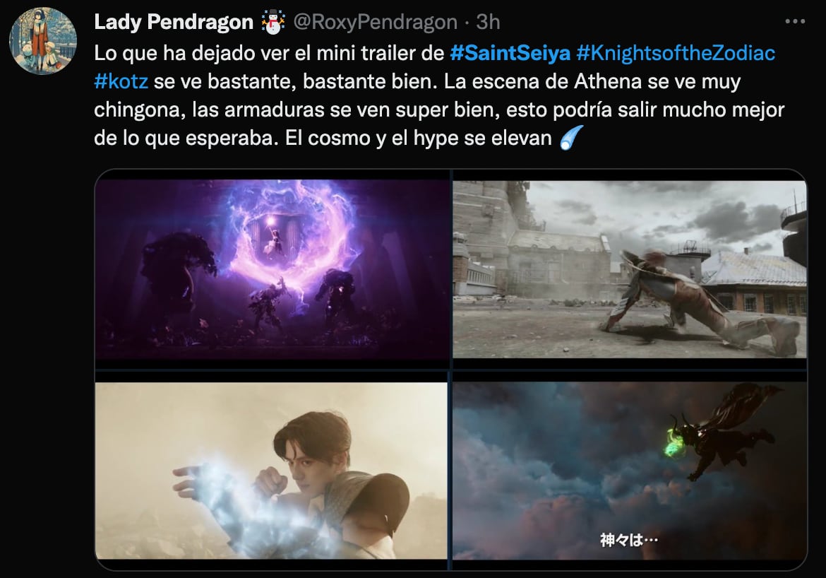 Reacciones al tráiler de Los Caballeros del Zodiaco