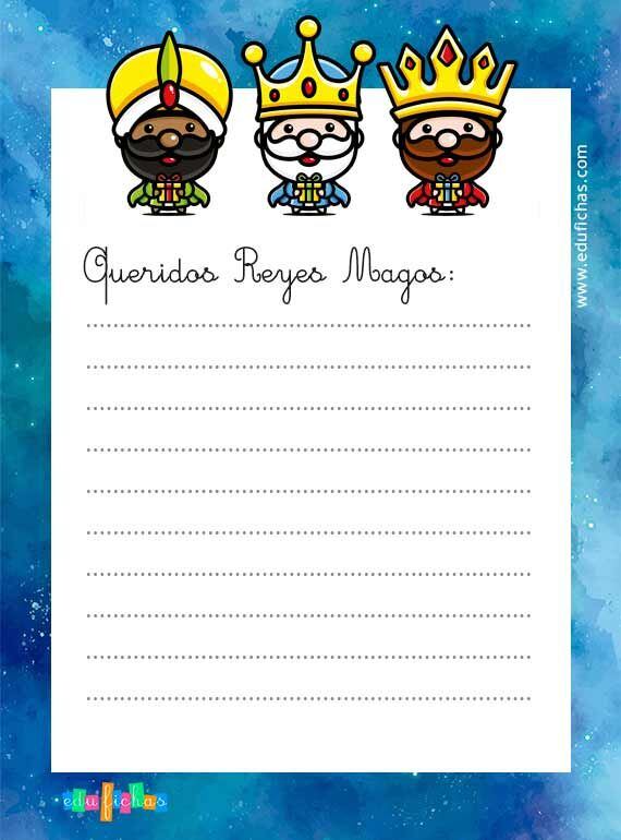 10 plantillas de carta a Los Reyes Magos para imprimir antes del 6 de enero