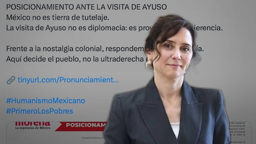 Morena acusa “provocación política” de Díaz Ayuso tras visita a México