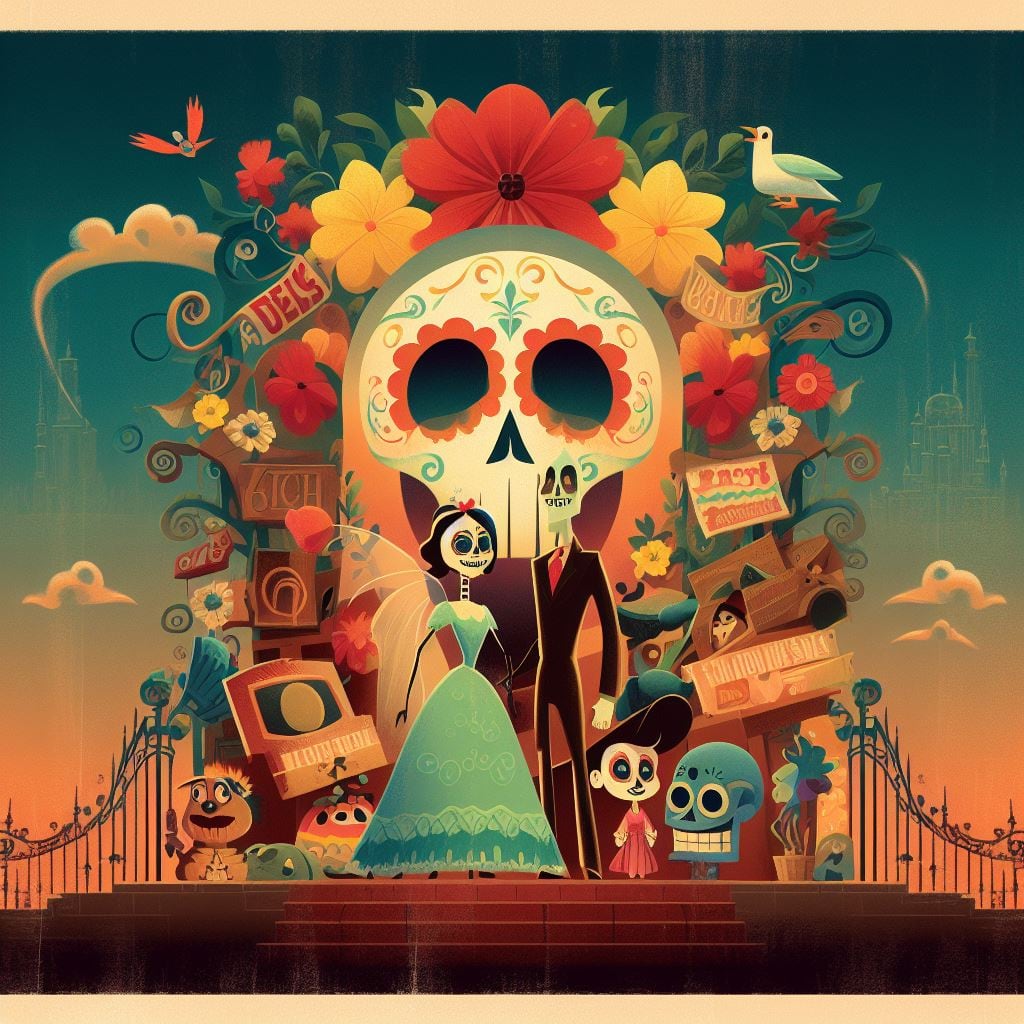 Póster estilo Disney Pixar