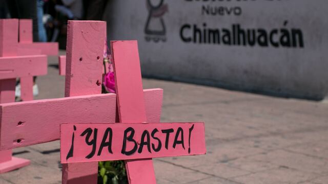 Protesta en Chimalhuacán.