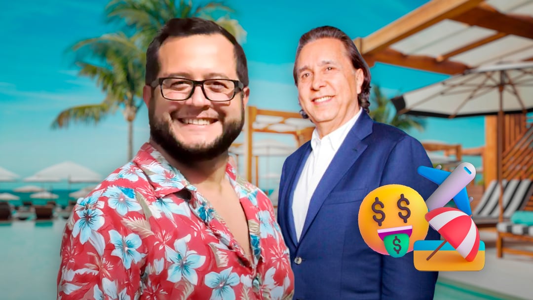 José Ramón López Beltrán de vacaciones en hotel de Cancún de Grupo Vidanta