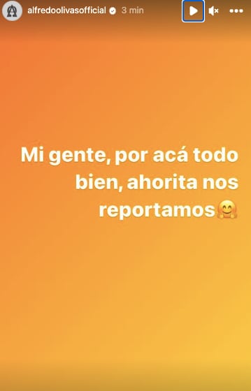 Alfredo Olivas reaparece tras supuesto secuestro