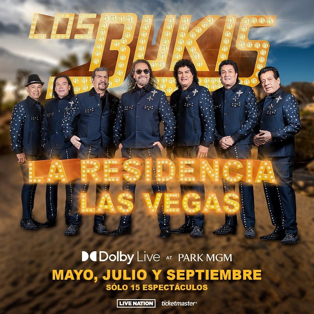 Los Bukis celebran su residencia en Las Vegas.