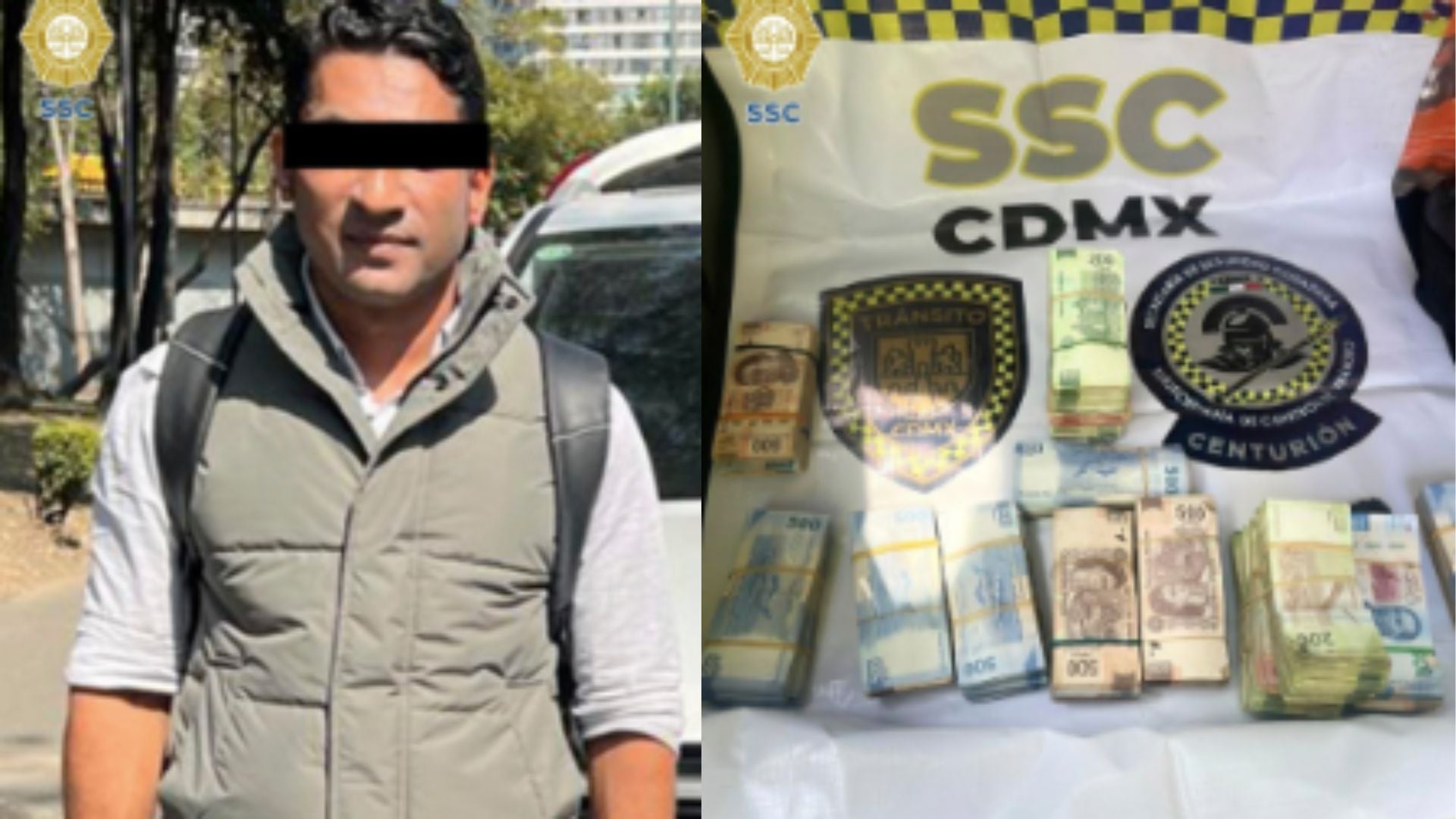 Hombre con un millón de pesos