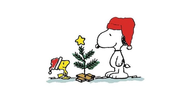 10 dibujos de Snoopy para colorear por Navidad 2024