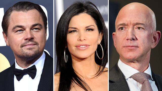 Leonardo DiCaprio - Lauren Sanchez -  Jeff Bezos - Jeff Bezos
