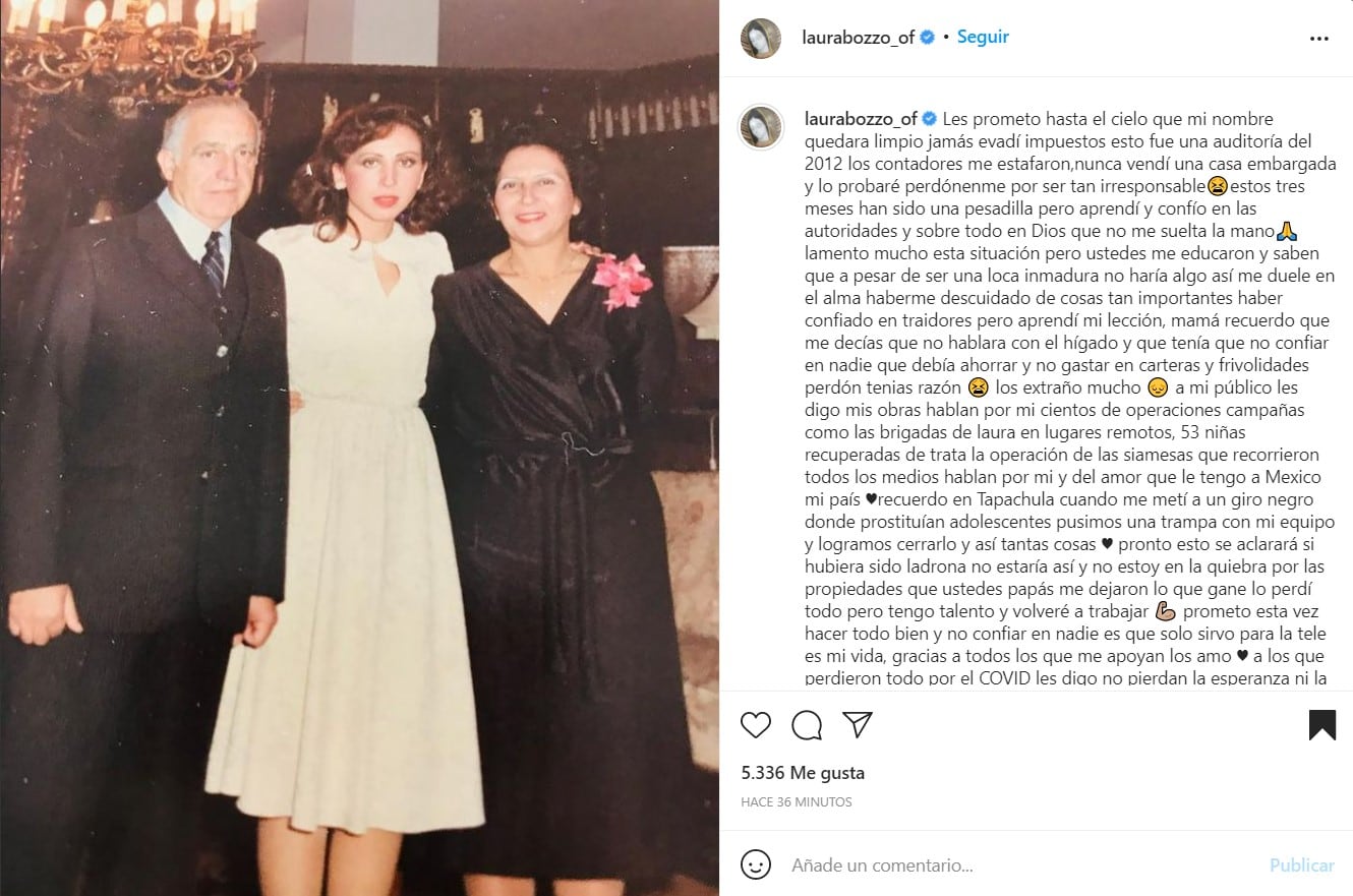 Laura Bozzo dice que reaparecerá para limpiar su nombre