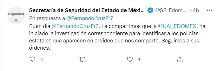 Denuncia en video