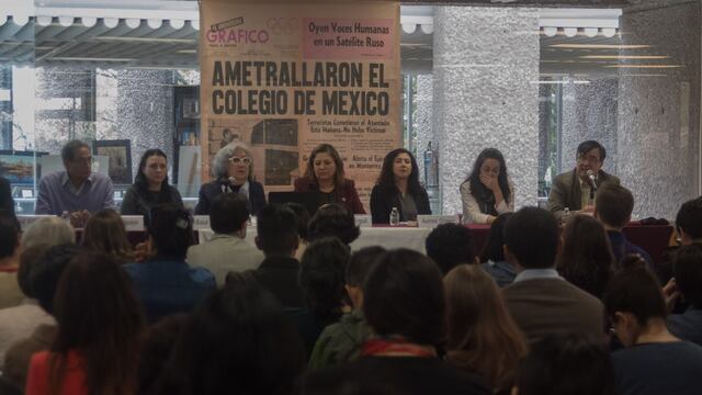 Conferencia en el Colegio de México