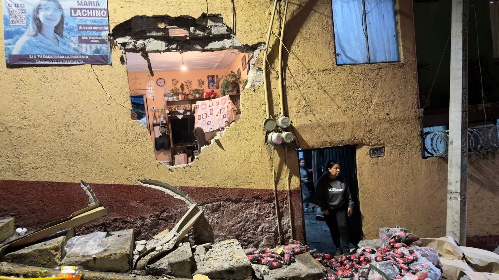 Accidente en CDMX: camión repartidor impacta viviendas en La Mexicana, Álvaro Obregón