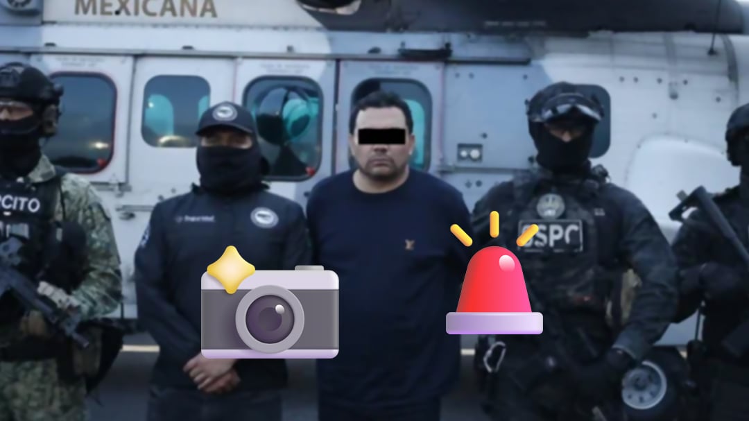 Así fue el traslado de Ramón Ángel “R1” tras captura en Jalisco