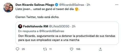 Ricardo Salinas Pliego no envió acarreados a marcha por el INE