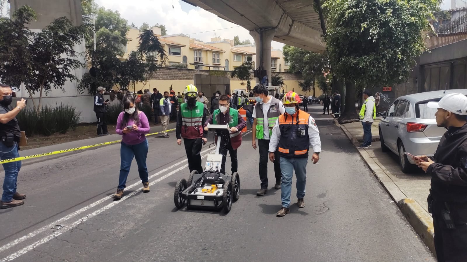 Reparación de socavón