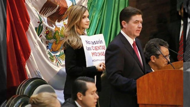 Filtran "pasado" de panista que protestó contra Rodrigo Medina