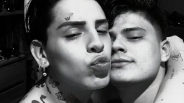 Kunno y su novio Luis Ruelas