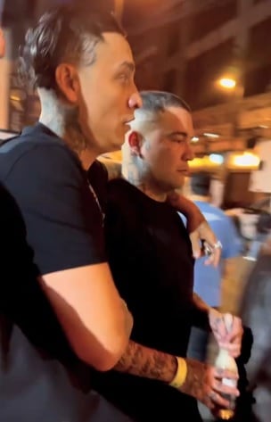 Alemán y Gera MX tras la pelea con Santa Fe Klan.