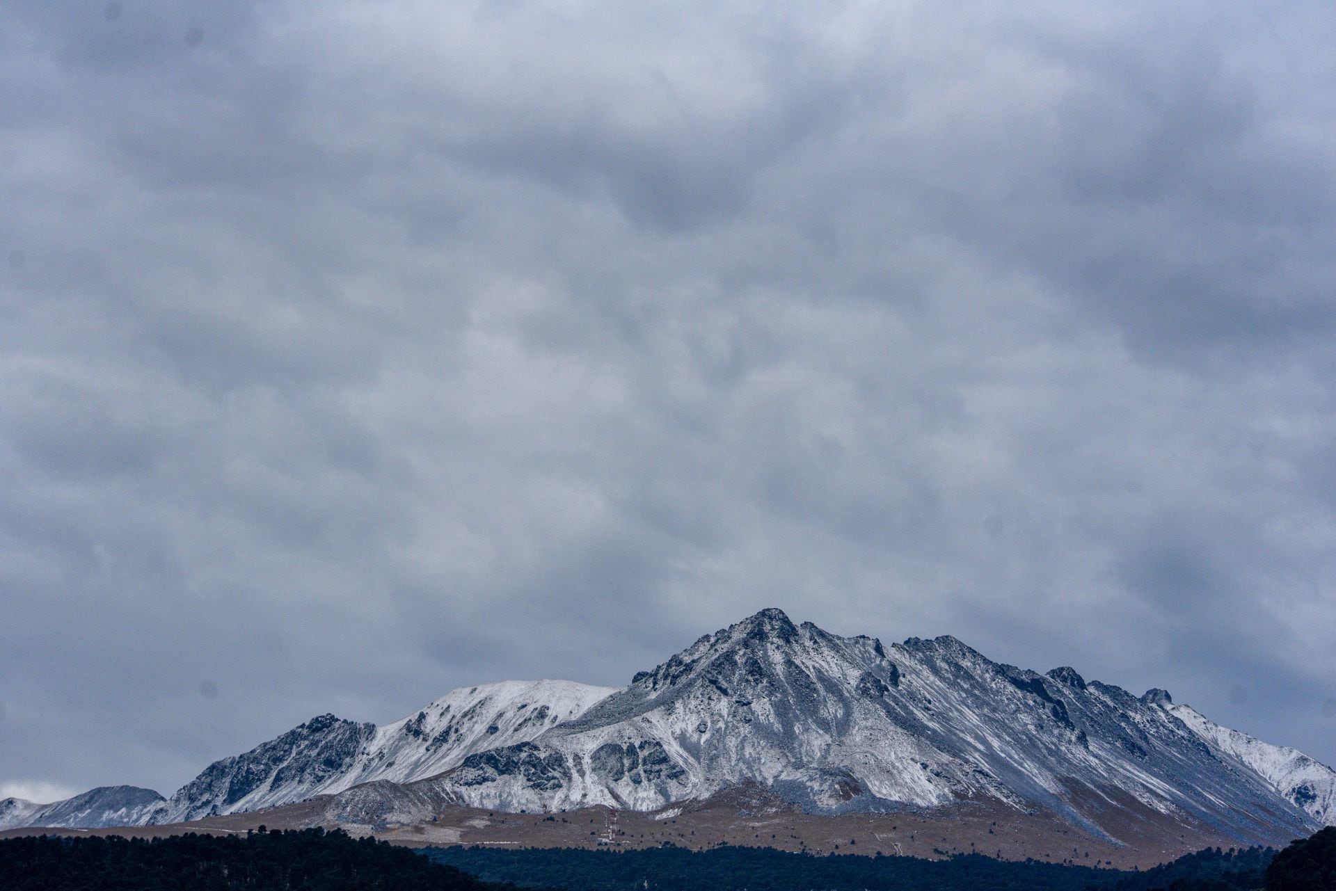 Nieve en Zinacantepec y Jocotitlán, Estado de México