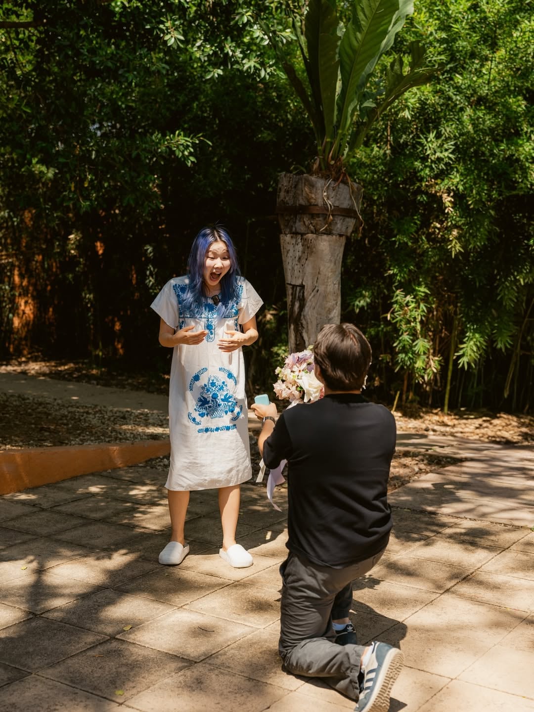 Así fue el compromiso de Chingu Amiga con Rodrigo Vázquez