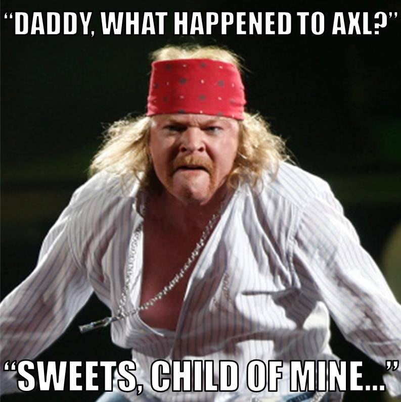 Axl Rose exige a Google elimine foto en que la luce gordo