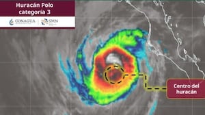 Huracán Polo mantiene categoría 3 antes de tocar tierra en BCS