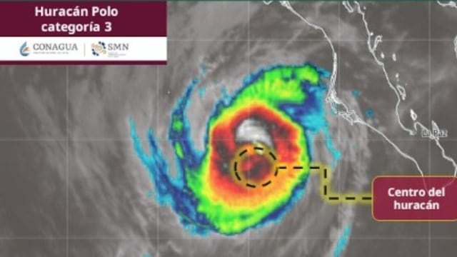 Huracán Polo tocará tierra el 28 de septiembre