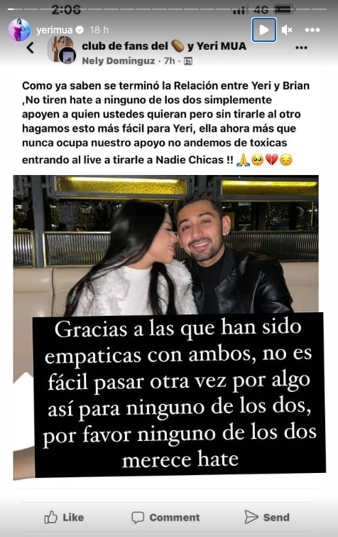 Yeri Mua pide que no les tiren hate por terminar su relación