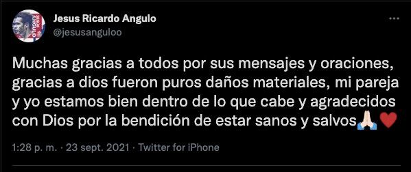 Canelo Angulo agradeció las muestras de apoyo tras sufrir secuestro