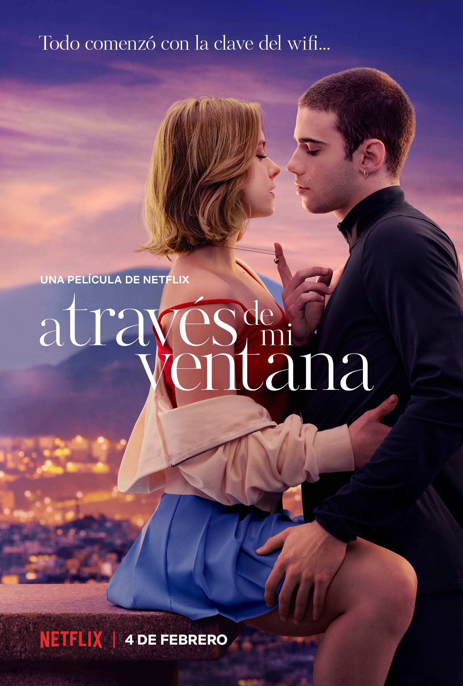 Poster promocional de la película: 'A través de mi ventana'